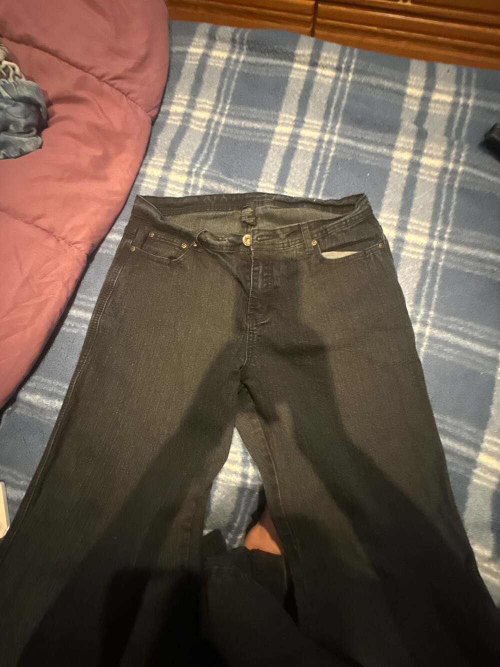 Womens Black Denim Jeans Size 12